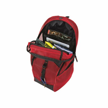SEA FOAM CO Buy Smart Depot  Mesh Tablet & ComputerBackpack - Red BU313244